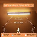Barra de luz LED recargable con sensor de movimiento, luz nocturna de inducción, lámpara magnética portátil inalámbrica