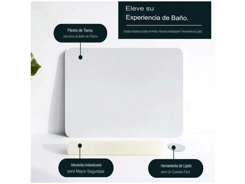 DiatoMat® / tapete de piedra para baño