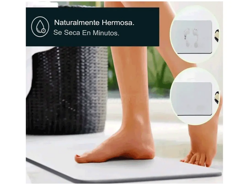 DiatoMat® / tapete de piedra para baño