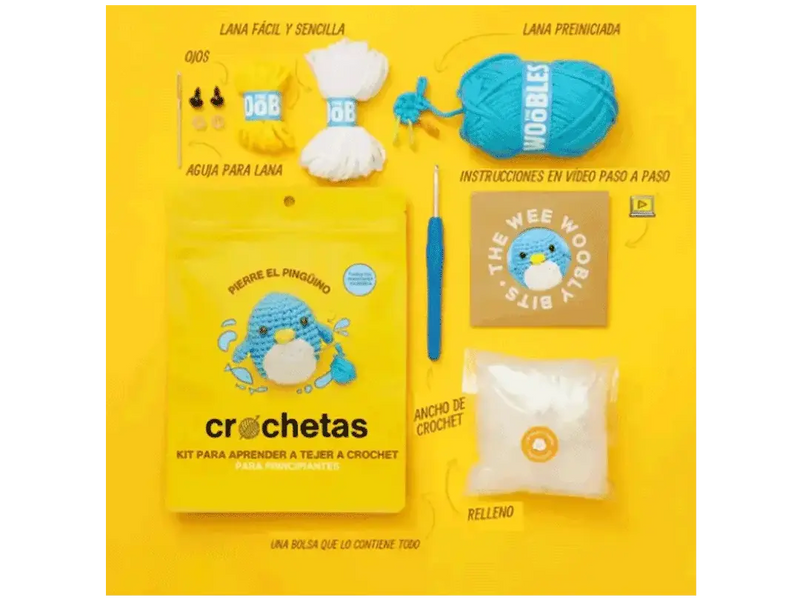 KIT APRENDER A TEJER CROCHET ANIMALES