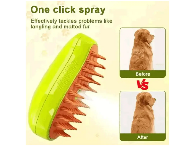 PetGleam® / CEPILLO HUMIDIFICADOR PARA MASCOTA