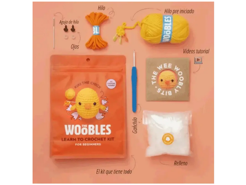 KIT APRENDER A TEJER CROCHET ANIMALES
